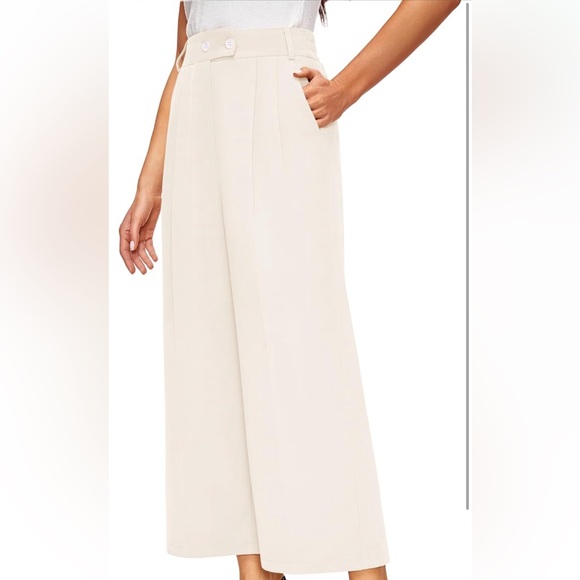 NWT🏷️Women' s👩🏼Business HighWaisted PalazzoTrousers wPocketsDressPant👖Sz XXL - Picture 5 of 11